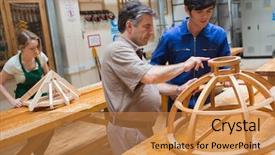  Presentation with class - Audience pleasing presentation design consisting of woman in pink room sitting on the bed and playing or watching cartoons price girl sitting at home uses advanced fashion technology backdrop and a coral colored foreground