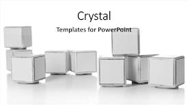  Presentation with educational collaboration - Slides enhanced with construction training development - educational cubes isolated on white background and a white colored foreground