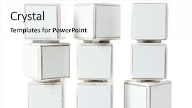  Presentation with educational - Slides featuring construction training development - educational cubes isolated on white background and a white colored foreground