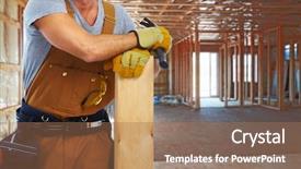  Presentation with renovation - Presentation design featuring  background and a  colored foreground