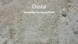  Presentation with construction - PPT theme with constuction - photo of construction sand texture background and a gray colored foreground