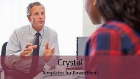  Presentation with doctor and patient medical consultation - Slide set with consultation with doctor in office background and a tawny brown colored foreground