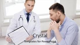  Presentation with healthcare - Presentation theme having health consulting - healthcare and medicine concept background and a lemonade colored foreground