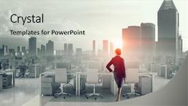  Presentation with corporate - Amazing presentation theme having consulting firms - corporate workplaces equipped by modern backdrop and a light gray colored foreground