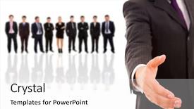  Presentation with ready - Amazing slide set having  backdrop and a  colored foreground.