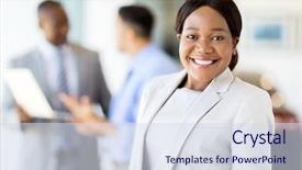  Presentation with vehicle - Presentation design featuring  background and a  colored foreground