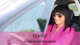  Presentation with car business - PPT layouts with  background and a  colored foreground