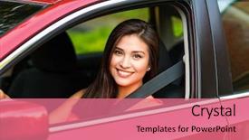  Presentation with new client interview - Cool new theme with consumer education - woman holding up keys backdrop and a coral colored foreground