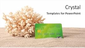  Presentation with credit card fraud fraud - Slide deck having consumer journey - sand with credit card background and a white colored foreground