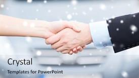  Presentation with ownership - Slide set enhanced with consumer loan - transportation business shopping and ownership background and a light blue colored foreground