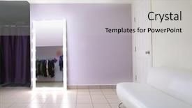  Presentation with clothes shop - Audience pleasing slide deck consisting of consumer trends - interior of modern shop backdrop and a light gray colored foreground