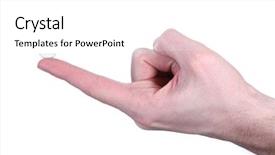  Presentation with contact lens - Slide set featuring contact lens on finger isolated on white background and a white colored foreground