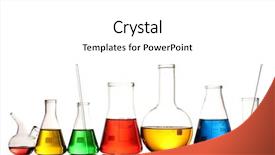  Presentation with liquid - Amazing presentation theme having container glass - different laboratory glassware with color backdrop and a white colored foreground