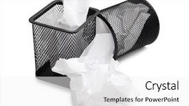  Presentation with failure - Cool new presentation theme with containment failure - color photo of a metal backdrop and a  colored foreground