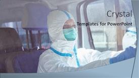  Presentation with health - PPT layouts consisting of containment-scout-from-the-health background and a light blue colored foreground