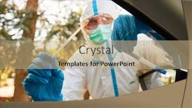  Presentation with health - Slide deck with containment-scout-from-the-health background and a coral colored foreground