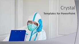  Presentation with burnout - Slide set consisting of containment-scout-or-doctor background and a light gray colored foreground