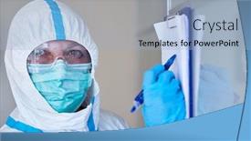  Presentation with nursing - Cool new PPT layouts with containment-scout-or-nursing-staff backdrop and a light blue colored foreground