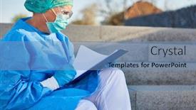  Presentation with case studies - Cool new slide deck with containment-scout-studies-contact-tracking backdrop and a teal colored foreground