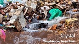  Presentation with water contamination - Amazing slide deck having contaminacion agua - hdr environmental contamination rubbish backdrop and a tawny brown colored foreground