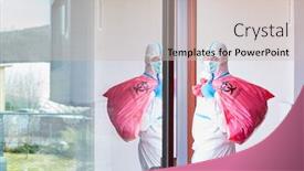  Presentation with waste - Slide set consisting of contaminated-special-waste-waste-disposal background and a soft green colored foreground