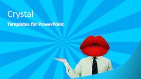  Presentation with contemporary art - Theme featuring contemporary-art-collage-combining background and a light gray colored foreground