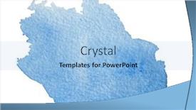  Presentation with artistic - PPT theme with contemporary-artistic-blue-abstractive-spot background and a light blue colored foreground