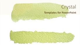  Presentation with artistic - Slide deck enhanced with contemporary-artistic-green-abstractive-spot background and a soft green colored foreground