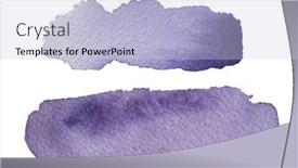  Presentation with artistic - Presentation featuring contemporary-artistic-violet-abstractive-watercolor background and a lemonade colored foreground