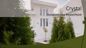  Presentation with australia - PPT layouts featuring contemporary beautiful modern white house background and a  colored foreground