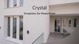  Presentation with white house - Amazing slide set having contemporary beautiful modern white house backdrop and a  colored foreground