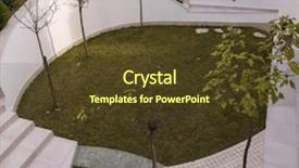  Presentation with white house - PPT layouts enhanced with contemporary beautiful modern white house background and a  colored foreground