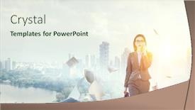  Presentation with media - PPT layouts enhanced with contemporary-business-concept-mixed-media background and a  colored foreground