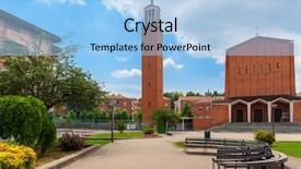  Presentation with worship - Beautiful PPT theme featuring contemporary christo re church backdrop and a light blue colored foreground