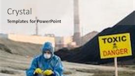  Presentation with water soil - Slide deck featuring contemporary-ecologist-putting-flask background and a white colored foreground