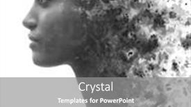  Presentation with create - Cool new slide set with contemporary-portrait-artistically-altered backdrop and a gray colored foreground