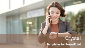  Presentation with consulting - Amazing presentation design having contemporary-young-elegant-businesswoman backdrop and a tawny brown colored foreground