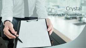  Presentation with sales - Amazing theme having contemporary-young-sales-manager backdrop and a lemonade colored foreground