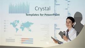  Presentation with medical infection - PPT layouts with content-female-medical-student background and a sky blue colored foreground