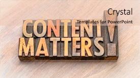  Presentation with matter - PPT theme having content matters - word abstract background and a lemonade colored foreground