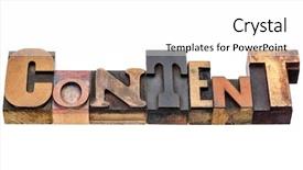  Presentation with abstract - Presentation theme consisting of content word abstract - isolated text background and a  colored foreground