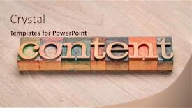  Presentation with abstract - Presentation theme featuring content-word-abstract-in-vintage background and a lemonade colored foreground