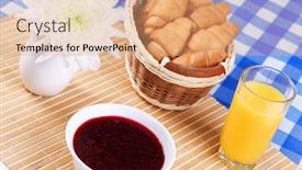  Presentation with brunch breakfast buffet healthy continental - Beautiful PPT theme featuring  backdrop and a  colored foreground.