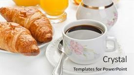  Presentation with orange juice - Amazing theme having continental breakfast with fresh coffee backdrop and a light gray colored foreground