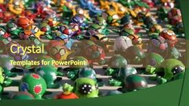  Presentation with mexico - Beautiful PPT theme featuring contrabands - colorful toys from mexico backdrop and a  colored foreground