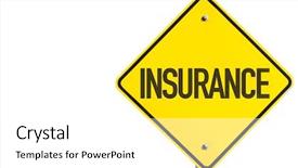 Presentation with property insurance - Audience pleasing PPT theme consisting of business case property - insurance sign isolated on white backdrop and a white colored foreground