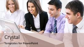  Presentation with ethnic - PPT theme enhanced with contract sale goods - portrait of a multi ethnic background and a soft green colored foreground