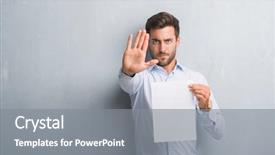  Presentation with open bible over grunge sandstone - Audience pleasing slides consisting of contracts - handsome young man over grey backdrop and a gray colored foreground