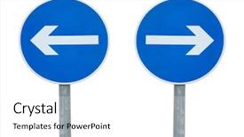  Presentation with children from different cultures - Presentation theme enhanced with contradict - arrow sign pointing in different background and a white colored foreground