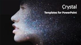  Presentation with essence - Amazing slide set having contrast - light and dark meet backdrop and a dark gray colored foreground